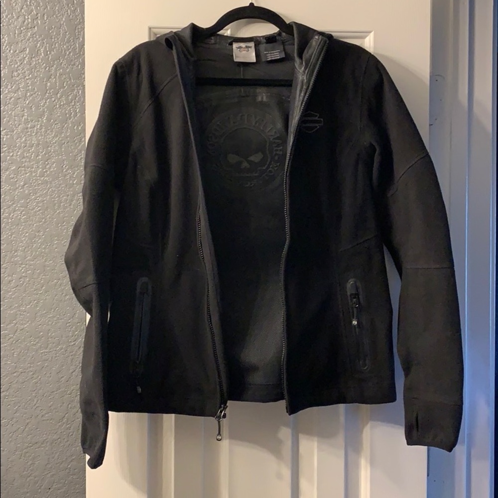 Harley Davidson Riding Motorcycle soft shell skull